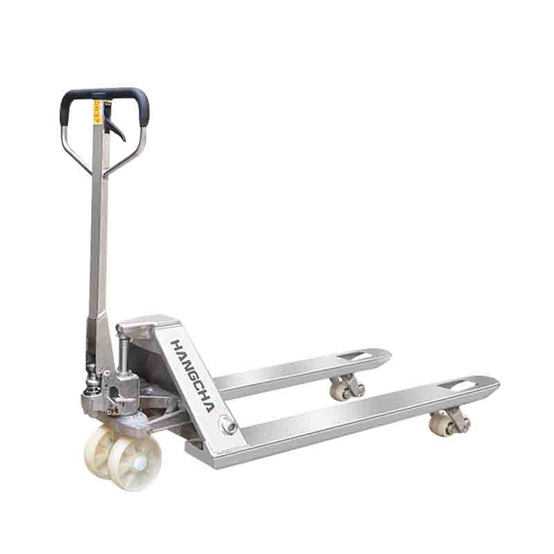 Transpaleta hidráulica manual de acero inoxidable 304